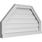 Ekena Millwork Octagonal Top Surface Mount PVC Gable Vent w/ 2"W x 2"P Brickmould Sill Frame, 34"W x 18"H GVPOT34X1803SF - alternate 5